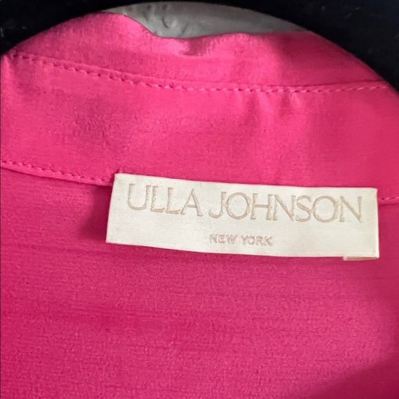 Ulla Johnson Vibrant Pink Ruffle Maxi Dress - Picture 10 of 13